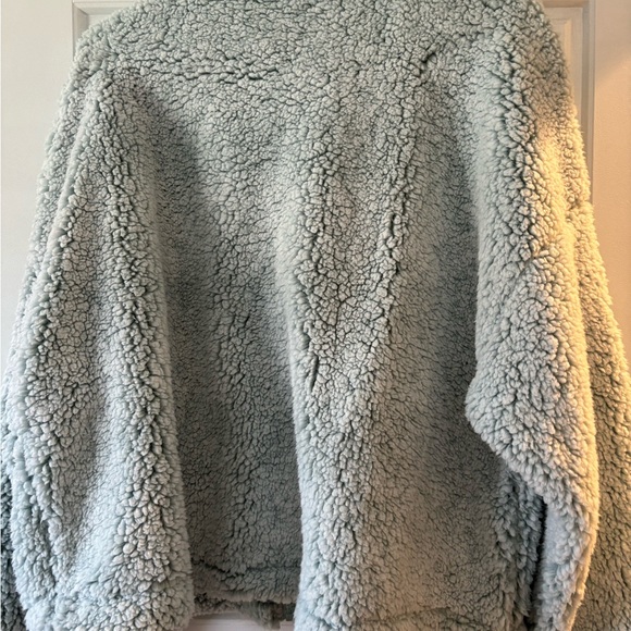 Garage light blue oversized fluffy jacket - Picture 2 of 3